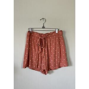 Madewell Rust Polka Dot Women Shorts